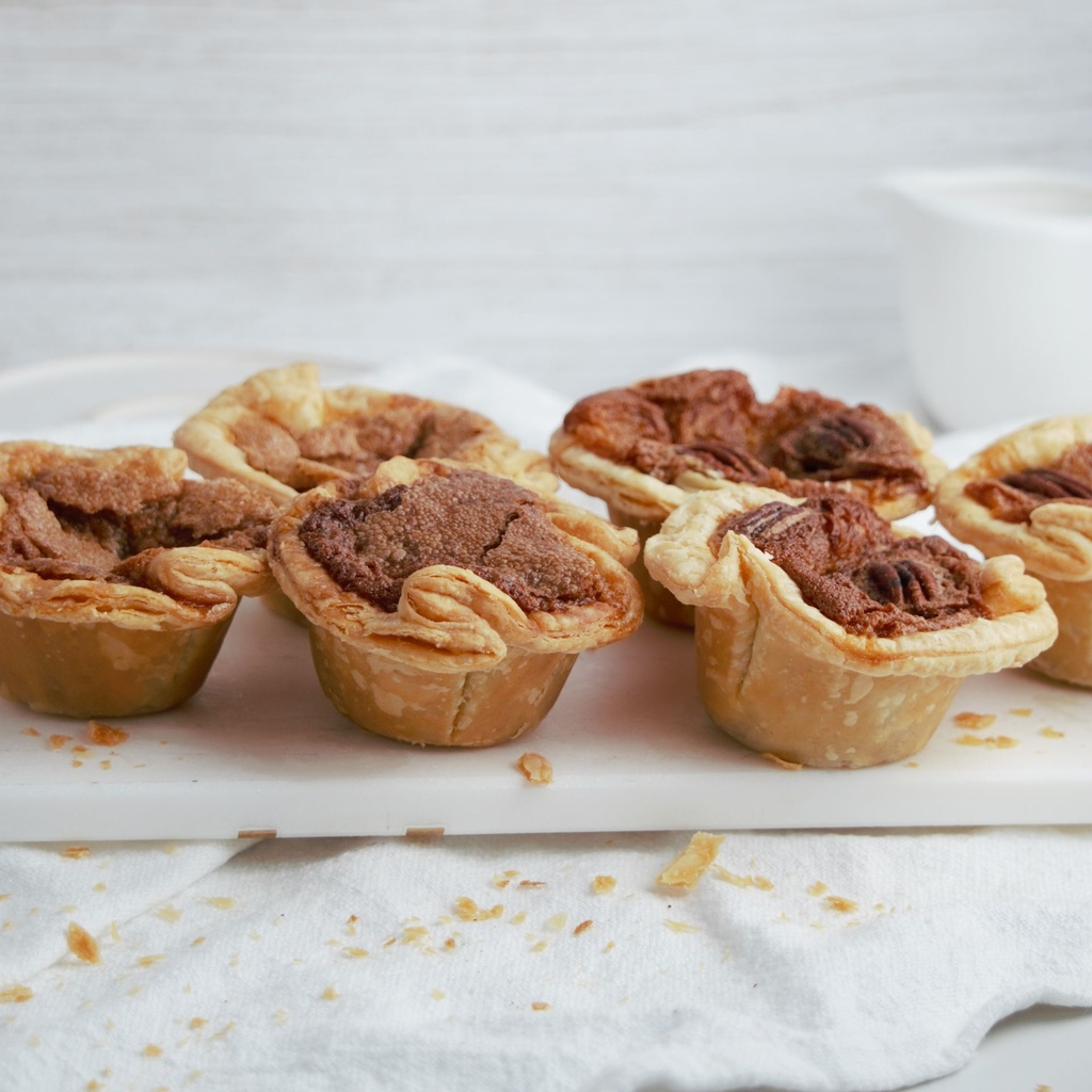 Tartelettes mixtes érable et pacanes | 3 pouces,  4 Unites