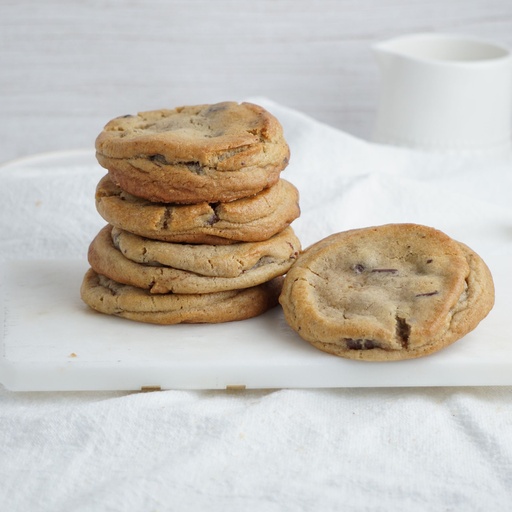 [BChoc6] Biscuits Morceaux de chocolat | 95g, cru, 6 Unites